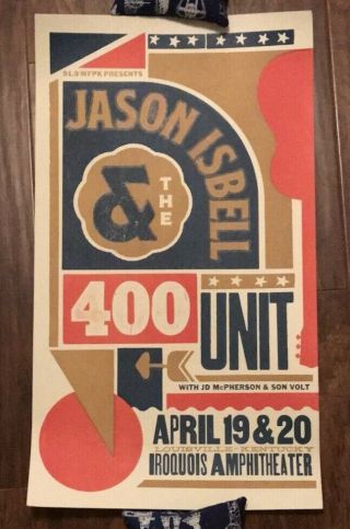 Jason Isbell & The 400 Unit Louisville Kentucky 2019 Official Concert Poster