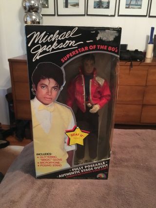 Vintage 1984 LJN Michael Jackson Doll - Thriller Outfit 4