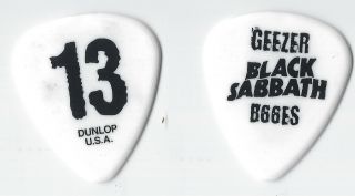 Black Sabbath Geezer Butler Reunion Tour 13 Guitar Pick