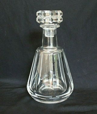 Baccarat Crystal Tallyrand Liquor Decanter W/ Stopper Signed & Numbered No.  82