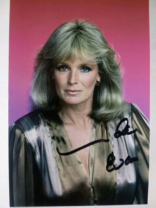 Linda Evans Authentic Hand Signed Autograph 4x6 Photo - Famous Actress