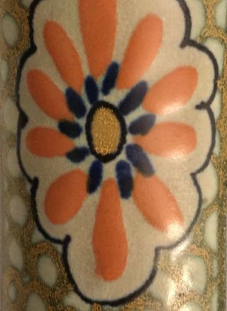 Gouda Pottery Made In Holland Unsaro Dutch Slim Flower Vase 1820 7