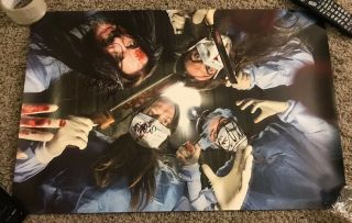 Carcass Signed Surgical Steel Tour Poster Death Metal Grind Aborted