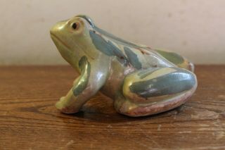 Small Pottery Frog Possibly Uhl