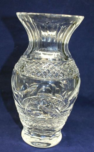 Vintage Waterford Crystal Giftware Flower Vase 9 " 1990 