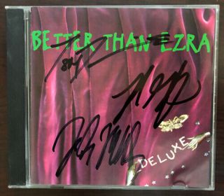 Better Than Ezra Deluxe Cd Signed Autographed