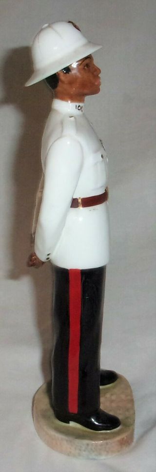 Vintage Royal Adderley Floral Bone China Bahamas Policeman Figurine 7.  75 