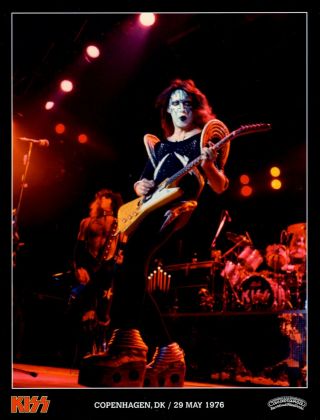 Ace Frehley Kiss Alive In Netherlands Photo Poster,  24x32 Live Concert Shot 2