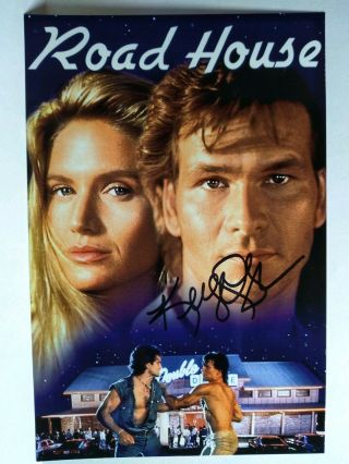 Kelly Lynch Authentic Hand Signed Autograph Photo With Patrick Swayze - Road House