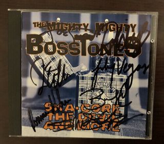 The Mighty Mighty Bosstones Ska Core The Devil And More Cd Signed Autographed