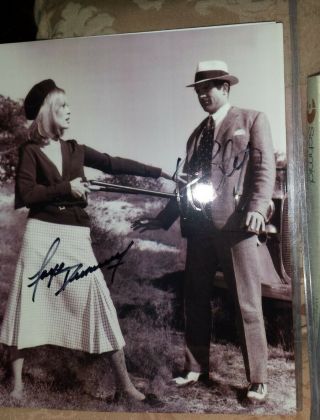 Faye Dunaway Warren Beatty Signed Bonnie & Clyde