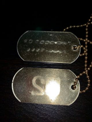 U2 The Best Of 1980 - 90 Vintage Necklace Dog Tags Collectible Very Rare 5