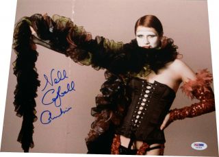 Nell Campbell Signed 11x14 Color Photograph Photo Psa/dna Al4