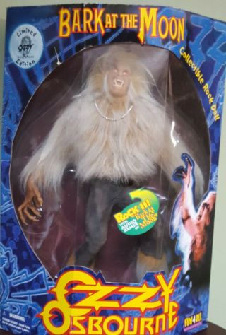 Vintage 1999 Fun 4 All Ozzy Osbourne Bark At The Moon Action Figure Doll Nib