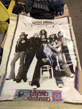 Vintage Lynyrd Skynyrd 34”x 22” Poster 1977