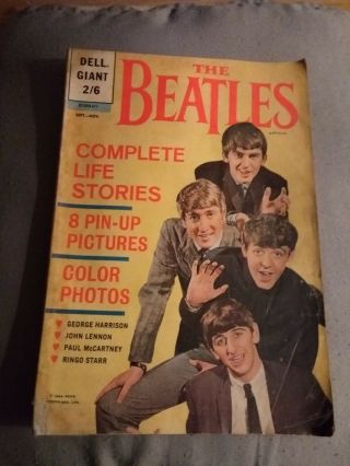 Extremely Rare 1964 " The Beatles " Dell Giant Silver Age Comic Book.