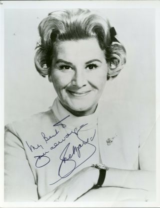 Vintage Autographed 8x10 Celebrity Photograph Rose Marie Actress