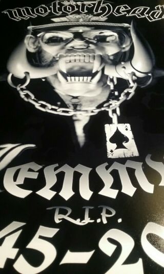 Lemmy Kilmister Motorhead Morphing Boar Tribute Poster.