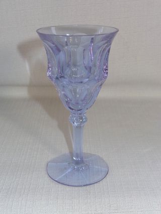 Antique Moser Bohemian Art Glass Alexandrite Wine Stem Goblet