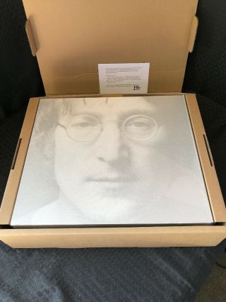 The John Lennon Box Of Vision Limited Edition Time Capsule Cd Storage & Art Book