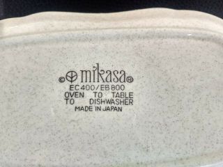 Mikasa Strawberry 1/4 LB Covered Butter dish/ Salt & Pepper & 2 Coffee/ Tea Cups 2