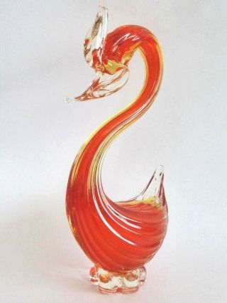 Vintage Murano Art Glass Bird Sculpture,  1950 