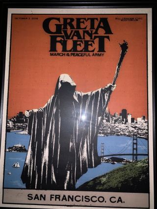 Greta Van Fleet San Francisco Poster