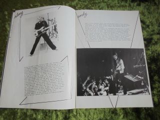 The Police Outlandos d ' Amour Very Rare 1st UK Tour Program 78/79 withThe Cramps 4
