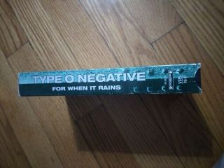 RARE TYPE O NEGATIVE PROMOTIONAL VHS FOR WHEN IT RAINS PETER STEELE shirt metal 3
