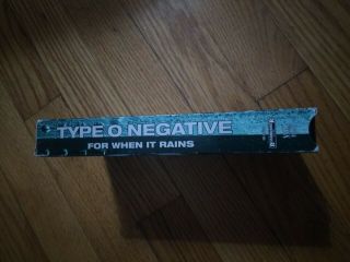RARE TYPE O NEGATIVE PROMOTIONAL VHS FOR WHEN IT RAINS PETER STEELE shirt metal 4