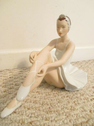 Vintage Royal Dux Ballet Dancer Figurine 22220 8