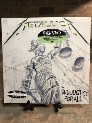 Metallica.  And Justice For All Promo Gold Stamp Records/vinyl/memorabilia/pick