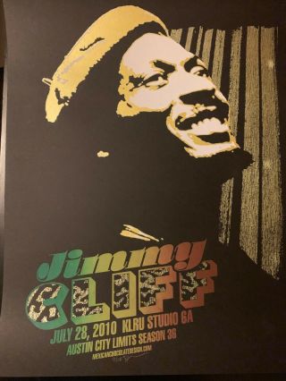 Jimmy Cliff Austin City Limits Taping Poster 7/28/10