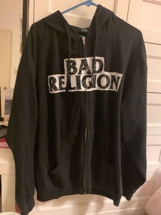 Bad Religion Zip Up Hoodie Men’s Xl