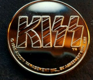 KISS Gold Coin Aussie 1980 Tour Aucoin Australian Eric Carr - VINTAGE 2