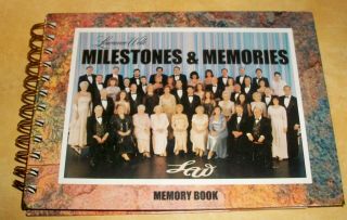 Lawrence Welk Milestone & Memories Memory Book,  2001,  Cast Autographs,  Photos