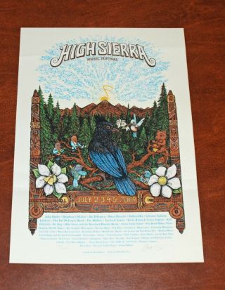 Marq Spusta Poster Print High Sierra Music Festival 2009 S/ Of 150 Hsmf Print