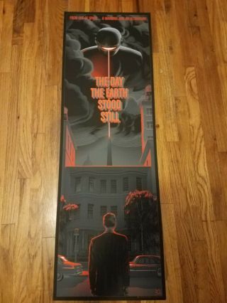 Back To The Day The Earth Stood Still Laurent Durieux Mondo Movie Poster Print