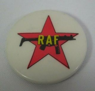 Vintage 1978 32mm Raf The Clash Joe Strummer Interest Badge Pin Button Punk