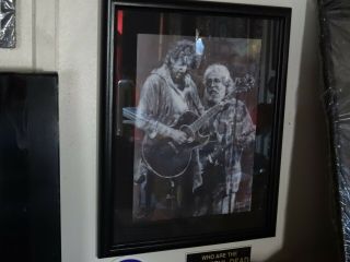 Grateful Dead Framed Photo Poster Jerry Garcia Dylan Dead & Company
