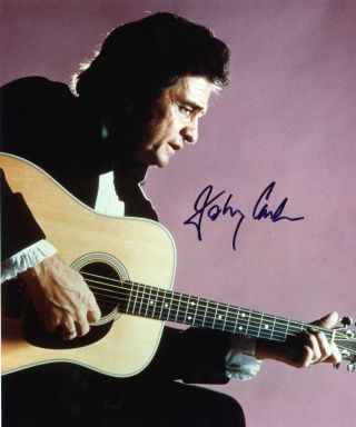 Johnny Cash Autographed 8x10 Photo Signed Reprint