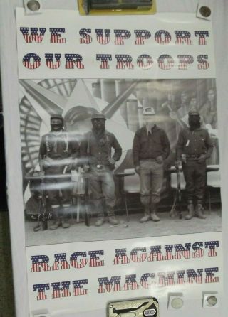 Rage Against The Machine Evil Empire Support Troops Promo Poster 24x36 2 - Sided