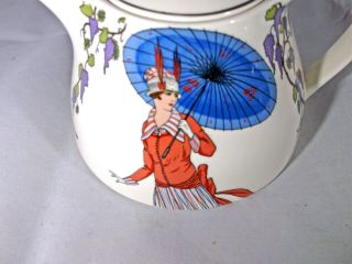 Villeroy & Boch Design 1900 Tea Set,  Teapot,  Sugar,  Creamer Art Deco 2