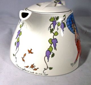 Villeroy & Boch Design 1900 Tea Set,  Teapot,  Sugar,  Creamer Art Deco 3