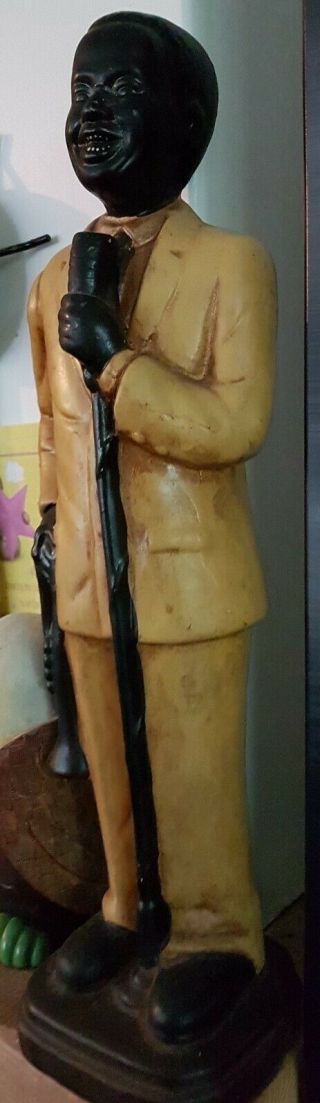 Antique Louie Armstrong/Jazz/Blues Musician/Singer old pottery Figurine 6