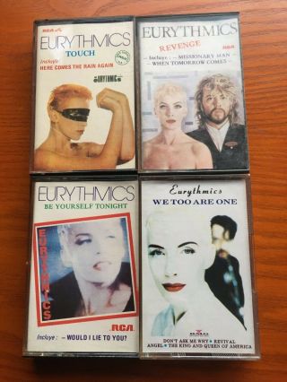 Eurythmics - 4 Chilean Cassettes (chile)
