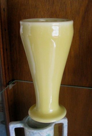 Vintage Rookwood Pottery Soft Yellow Vase 1916 Arts & Crafts / Art Deco 3