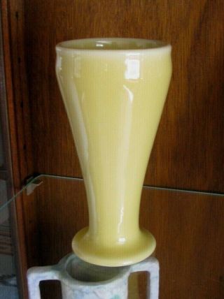 Vintage Rookwood Pottery Soft Yellow Vase 1916 Arts & Crafts / Art Deco 4