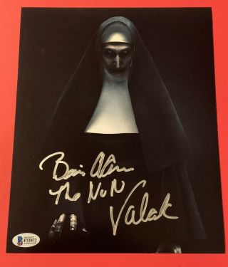 Bonnie Aarons Signed " The Nun " Valak The Nun 8x10 Photo Bas Proof C