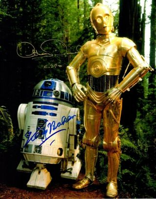 Anthony Daniels & Kenny Baker (star Wars) Autographed Signed 8x10 Photo Reprint